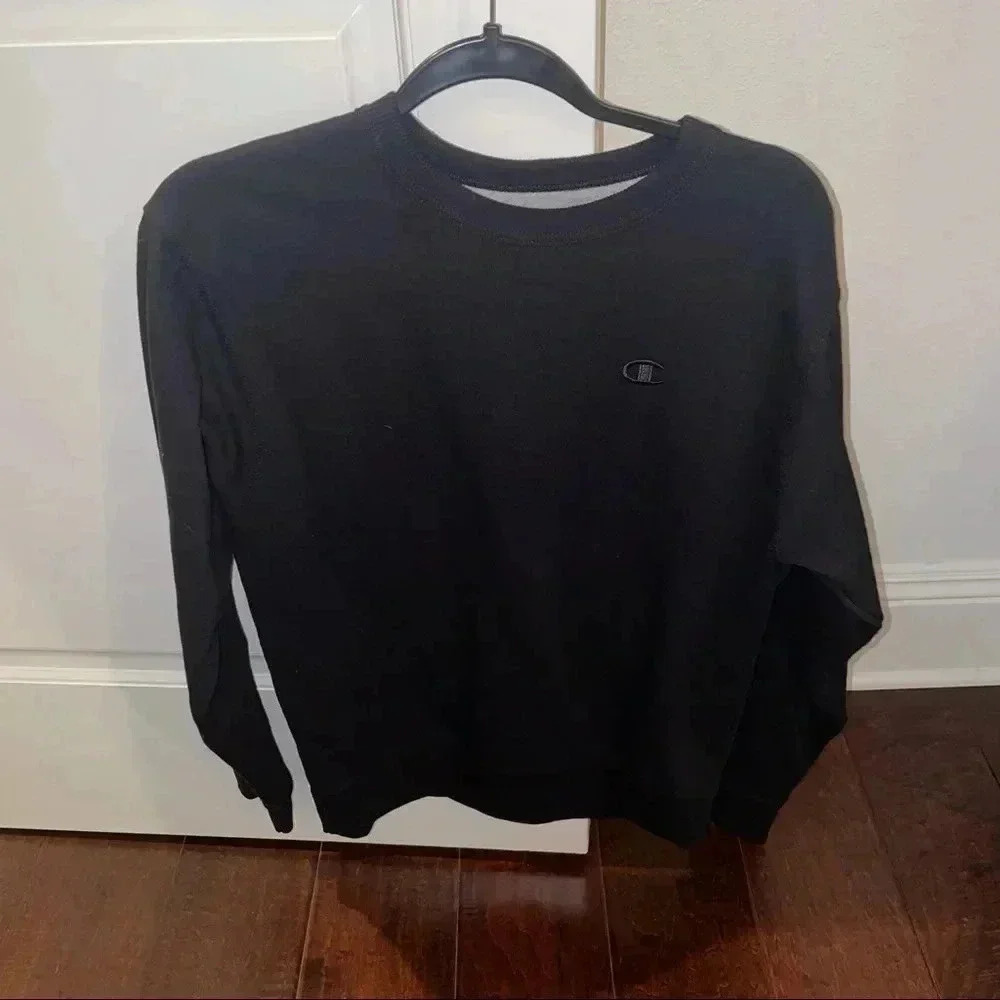 Black Champion Crewneck